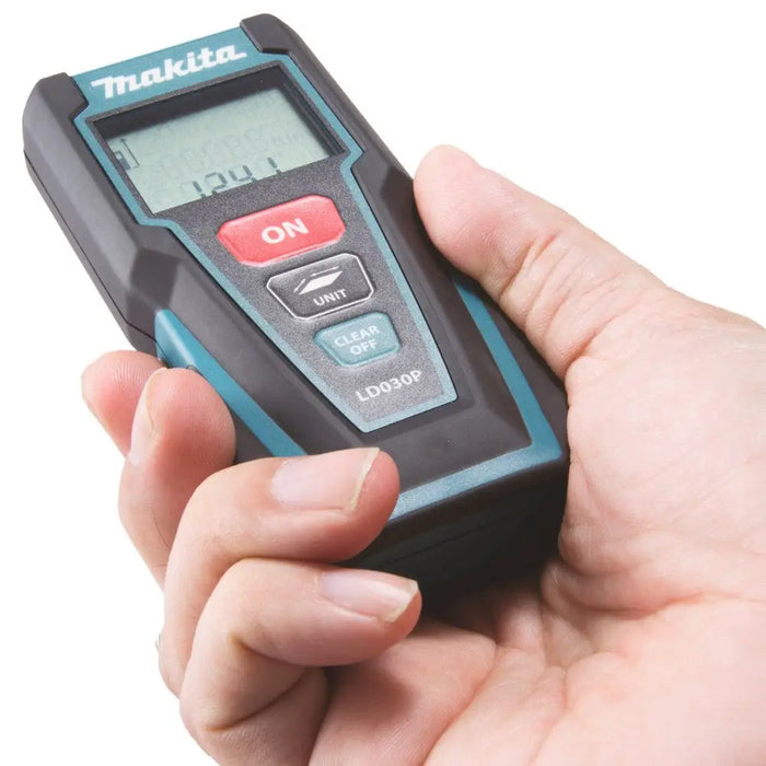 Далекомер Makita LD030P Черен Тюркоаз - 30м