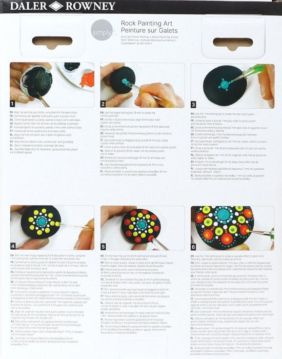 Творчески комплект Daler-Rowney Simply - Rock Painting Art