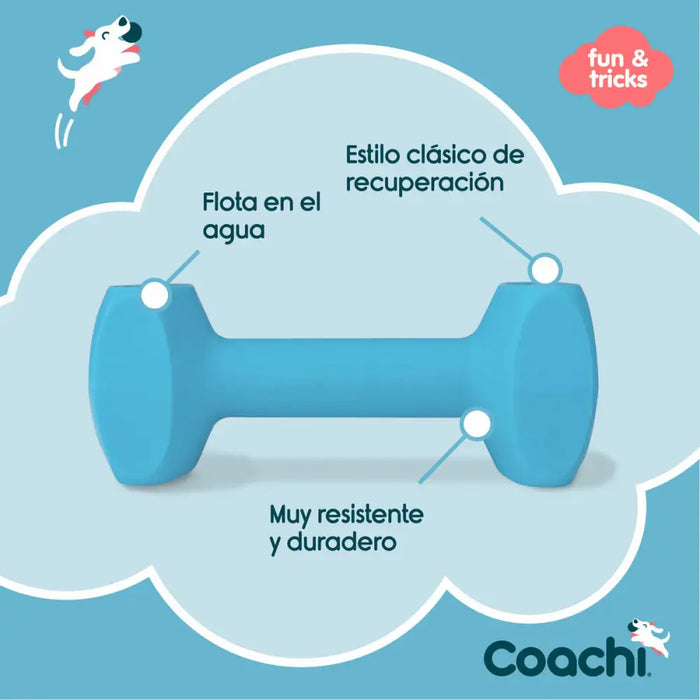 Дъмбел Coachi TRAINING DUMBBELL Син L Пластмаса