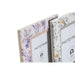 Дамска Чанта DKD Home Decor Бял Сив Люляк Светло розово