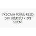 Дамска Чанта DKD Home Decor Бял Зелен 7 x 7 x 8 cm