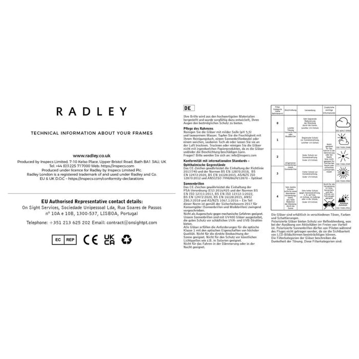 Дамски Рамка за очила Radley RDO-6011 53162