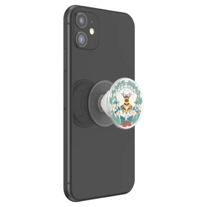 Държач и стойка за телефон Popsockets PlantCore Grip Bee