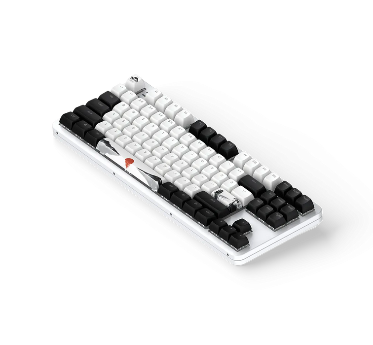 Геймърскa механична клавиатура Dark Project 87 Fuji V2 RGB TKL - G3MS Sapphire Switches, ABS