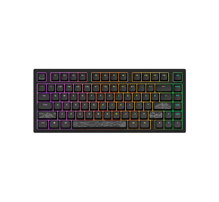 Геймърскa механична клавиатура Dark Project ALU81A Terra Nostra V2 Black RGB