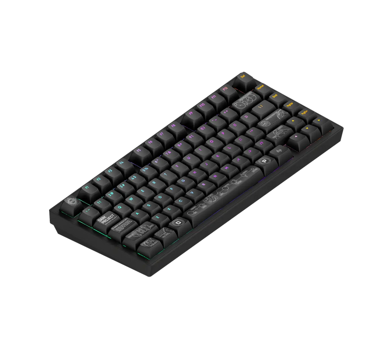 Геймърскa безжична клавиатура Dark Project ALU81A Terra Nova V2 Black RGB