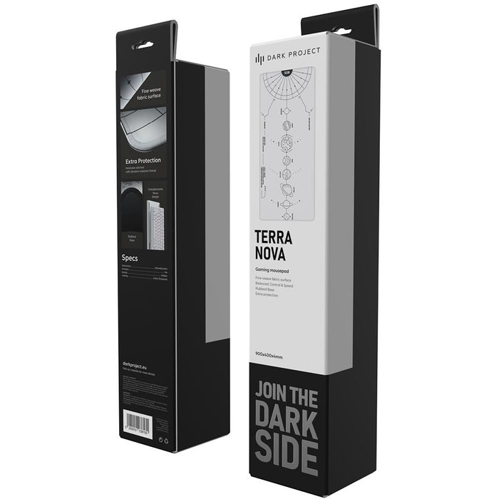 Геймърски пад Dark Project - Terra Nova White XL