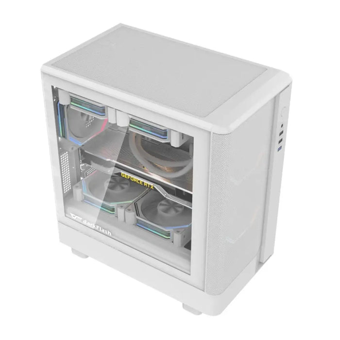 Darkflash DB330M Mesh кутия за компютър (бяла)