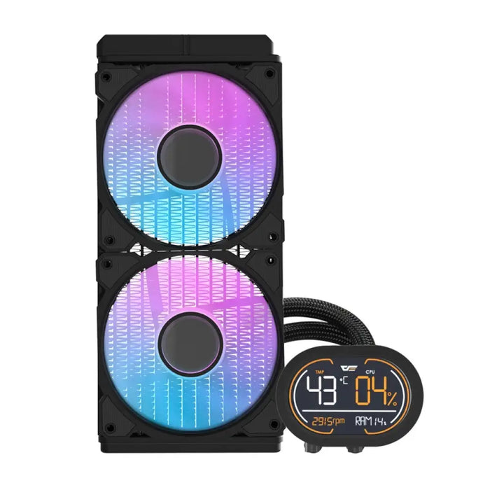 Darkflash DH240D v2 воден охладител за процесор (черен)