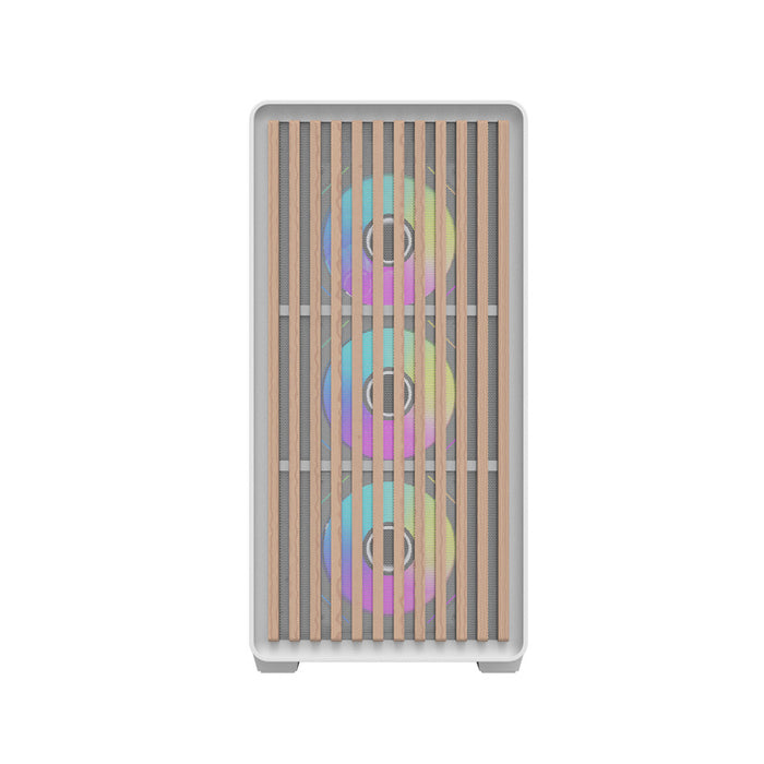 Кутия за компютър Darkflash DS900WD ATX (бяла) + 4 вентилатора