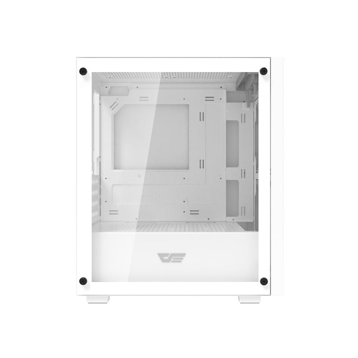 Кутия за компютър Darkflash M305 без вентилатори (бяла)