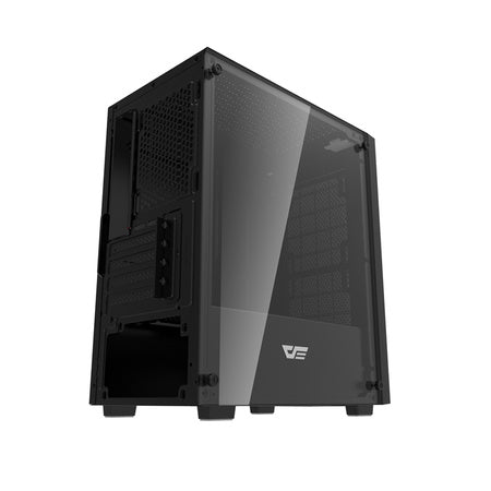 Кутия за компютър Darkflash M305 без вентилатори (черна)