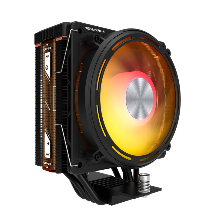 Активно охлаждане за процесора Darkflash E400 (черно)