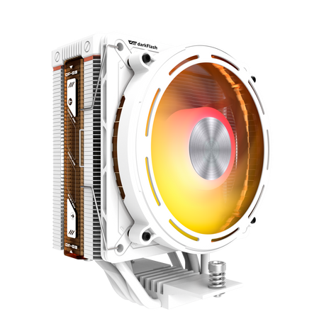 Активно охлаждане за процесора Darkflash E400 (бяло)