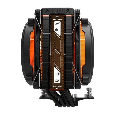 Активно охлаждане на процесора Darkflash E400 PLUS (черно)