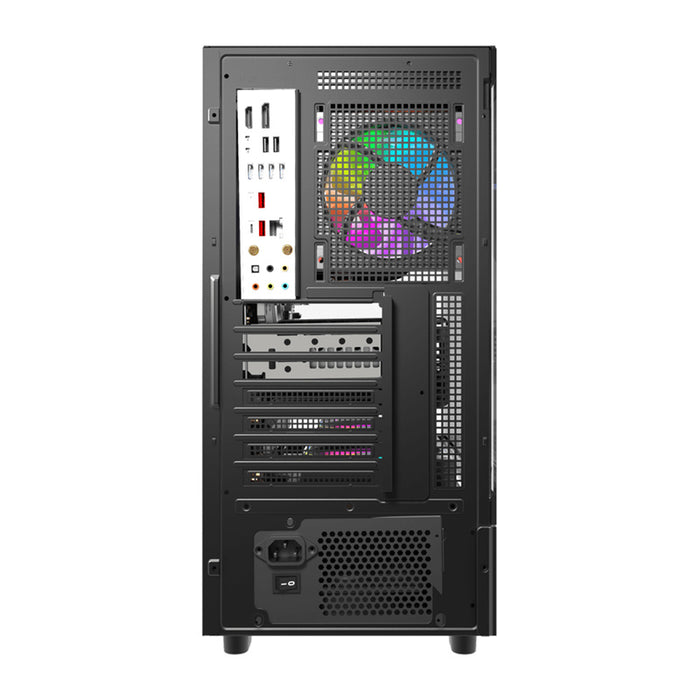 Кутия за компютър DarkFlash DS950 (черна) + 6 вентилатора