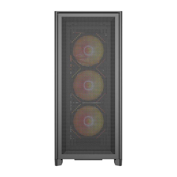 Кутия за компютър DarkFlash AIRNOVA (черна) + 3 вентилатора