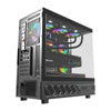 Кутия за компютър DarkFlash DS950V с дисплей (черна) + 6 вентилатора