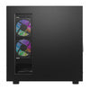 Кутия за компютър DarkFlash DS950V с дисплей (черна) + 6 вентилатора