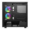 Кутия за компютър DarkFlash DS950V с дисплей (черна) + 6 вентилатора