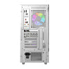 Кутия за компютър DarkFlash DS950V с дисплей (бяла) + 6 вентилатора