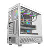 Кутия за компютър DarkFlash DS950V с дисплей (бяла) + 6 вентилатора
