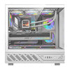 Кутия за компютър DarkFlash DS950V с дисплей (бяла) + 6 вентилатора