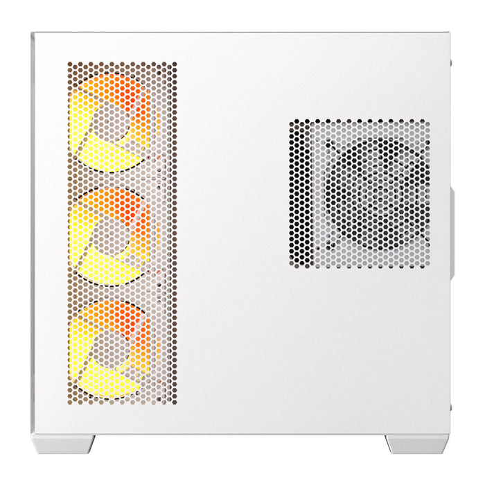 Кутия за компютър DarkFlash C280 (бяла) + 7 вентилатора