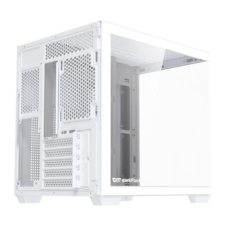 Кутия за компютър DarkFlash B275 (бяла)
