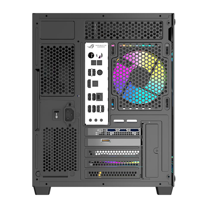 Кутия за компютър DarkFlash B275 PRO (черна) + 6 вентилатора
