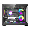 Кутия за компютър DarkFlash B275 PRO (черна) + 6 вентилатора
