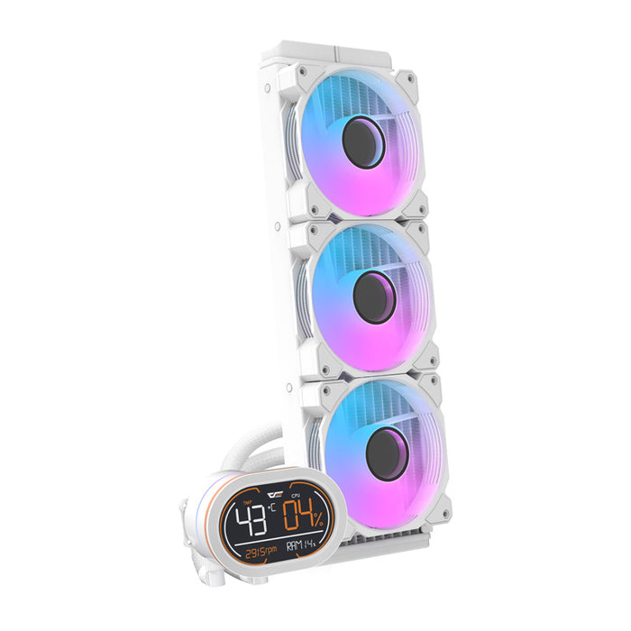 Водно охлаждане за процесора Darkflash DH360D (бяло)