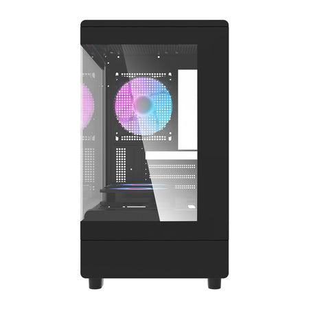 Кутия за компютър Darkflash DB330M + 3 вентилатора (черна)