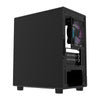 Кутия за компютър Darkflash DB330M + 3 вентилатора (черна)