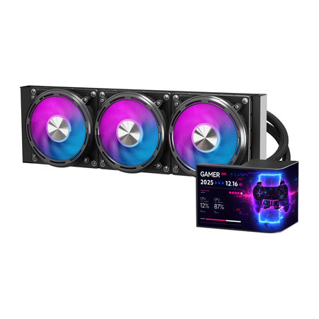 Охладител за процесор DarkFlash UV360 (черен)