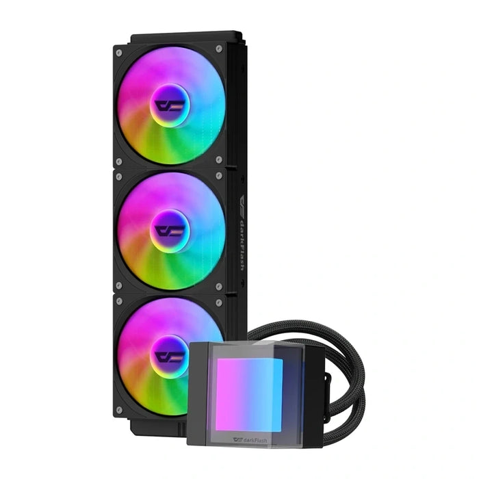 DarkFlash CB360 Охладител за процесор с водно охлаждане (черен)