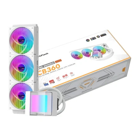 Охладител за процесор Darkflash CB360 (бял)