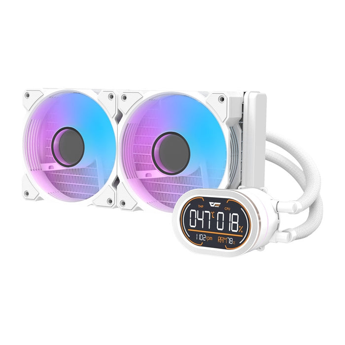 Охладител за процесор Darkflash DH240D v2 (бял)