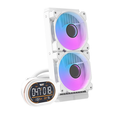 Охладител за процесор Darkflash DH240D v2 (бял)