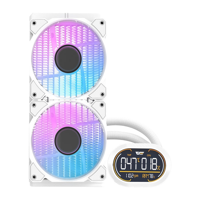 Охладител за процесор Darkflash DH240D v2 (бял)