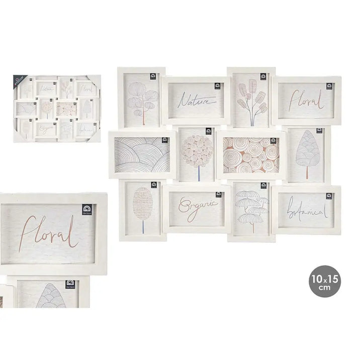 Държатели за стена Gift Decor Бял полипропилен (4 броя)
