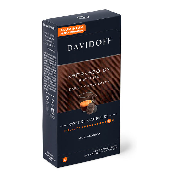 КАФЕ DAVIDOFF ESPRESSO 57 RISTRETTO 10БР