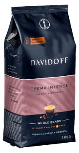 Кафе на зърна Davidoff - Crema Intense, 1 kg