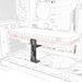 Държач за графична карта Estillo 12cm Алуминий Черен