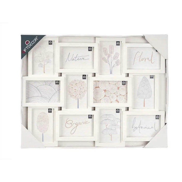 Държатели за стена Gift Decor Бял полипропилен (4 броя)