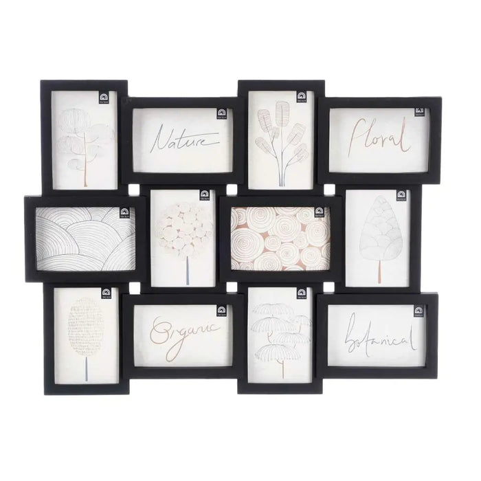 Държатели за стена Gift Decor Черен полипропилен (4 броя)