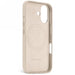 Decoded Leather Backcover with MagSafe за iPhone 16 - бежов
