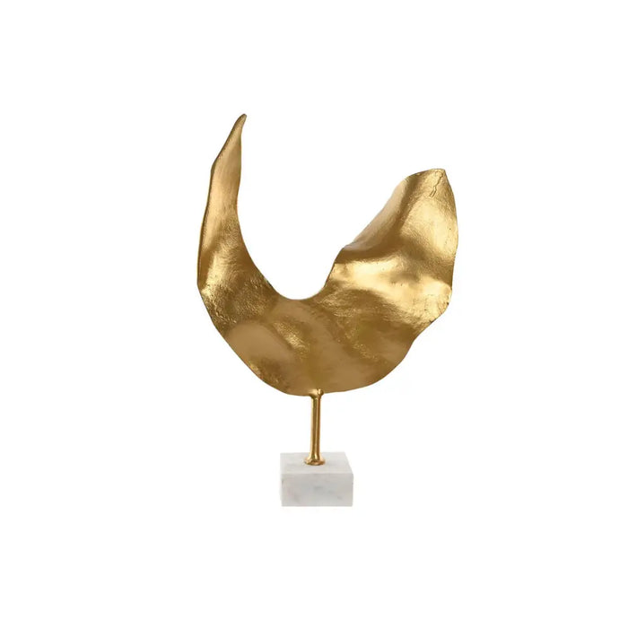 Декоративна фигурка Home ESPRIT Бял Златен Абстрактен 38 x