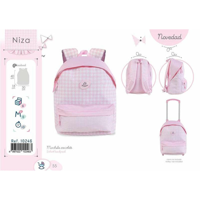 Училищна чанта Decuevas 40 x 30 x 18 cm Розов