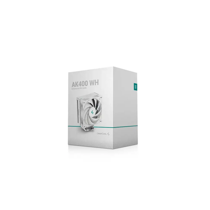DeepCool AK400 WH Процесор Въздушен охладител 12 см Бял 1